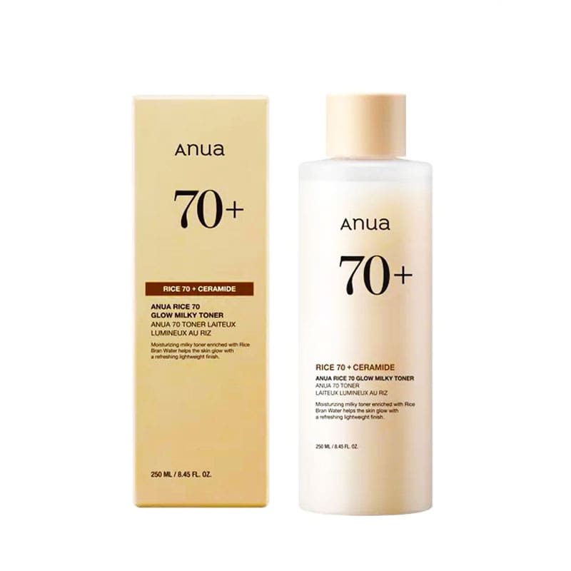 تونر برنج 70+ و سرامید آنوا Anua(250 میل) اورجینال