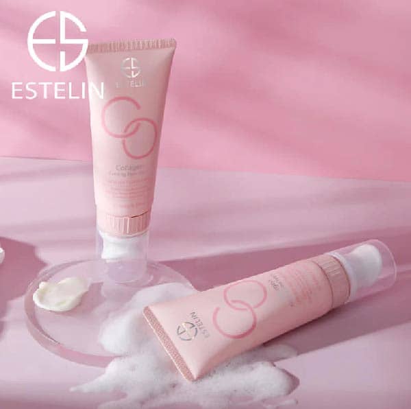 فیس واش براش دار کلاژن استلینEstelin Collagen Deep Cleansing Facial Wash with Brush_اورجینال