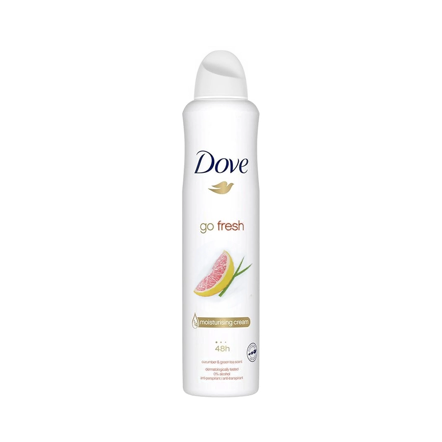 اسپری داو Dove  250ml مدل گو فرش (go fresh) لیمو و گریپ فروت هند