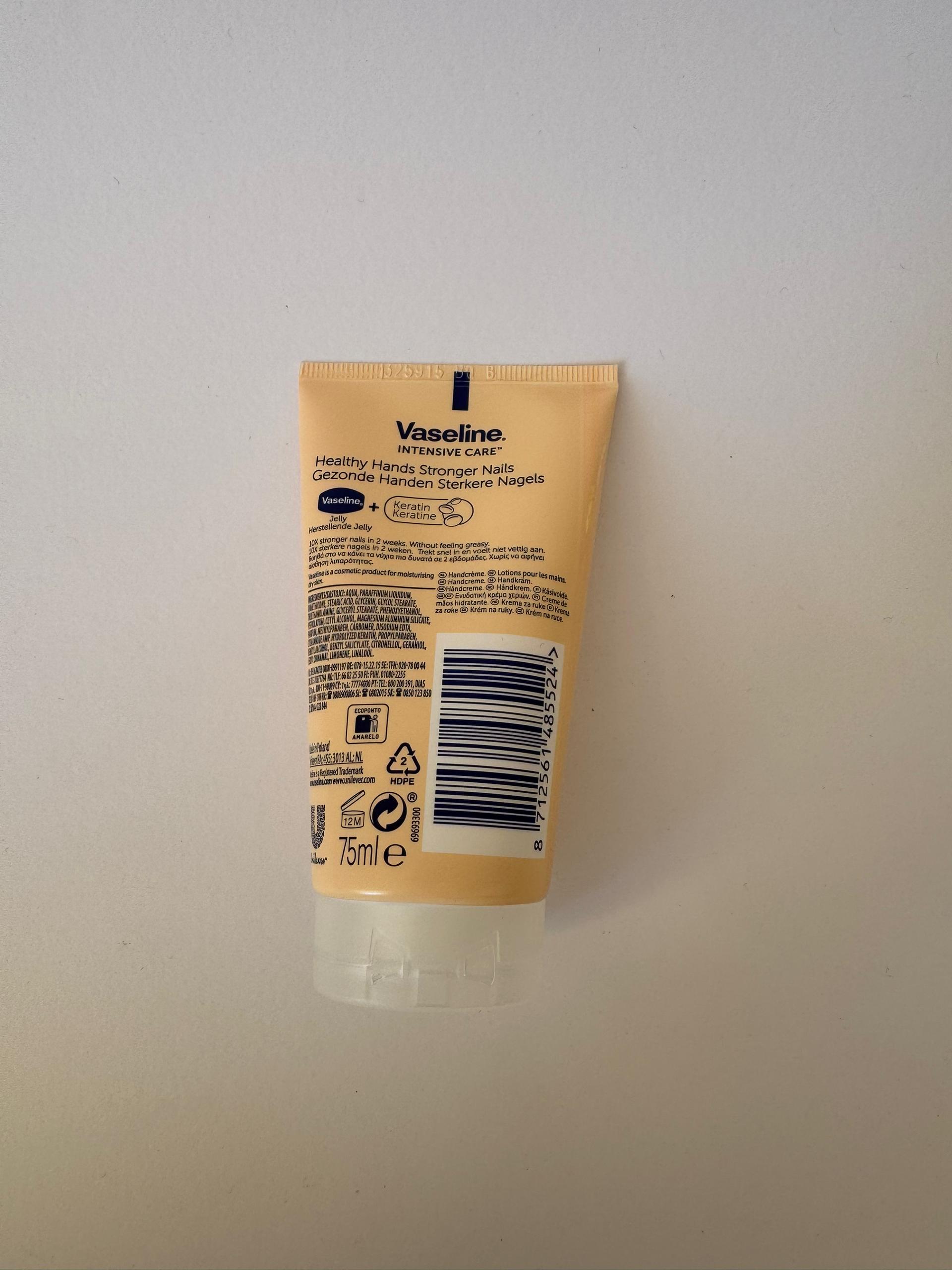 مینی کرم دست و ناخن وازلین vaseline مدل تیوپی