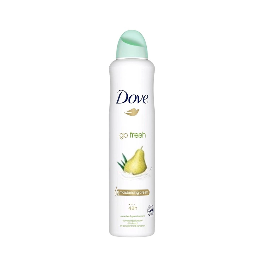 اسپری داو Dove  250ml مدل گو فرش (go fresh) آلوورا و گلابی هند