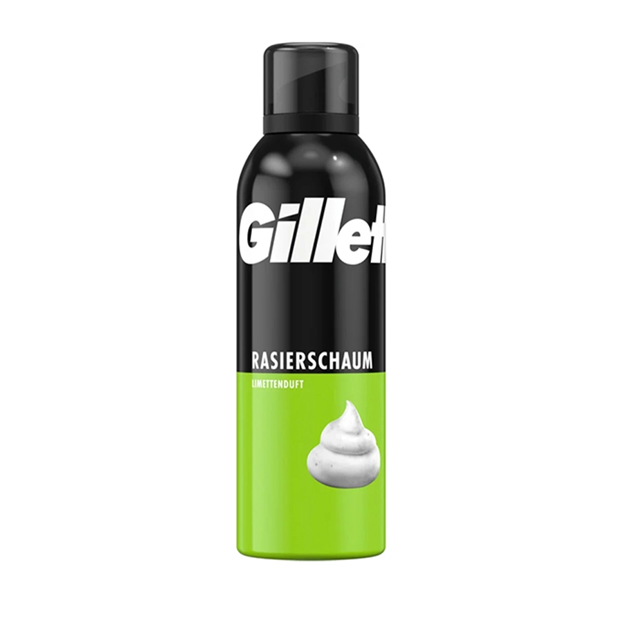 فوم اصلاح(کف ریش) ژیلت انگلستان مدل Gillette_limettenduff حجم 200ml