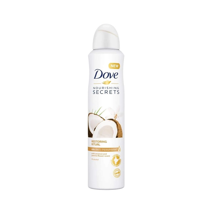 اسپری داو Dove 250ml مدل (nourishing secrets) یاسمن و نارگیل هند