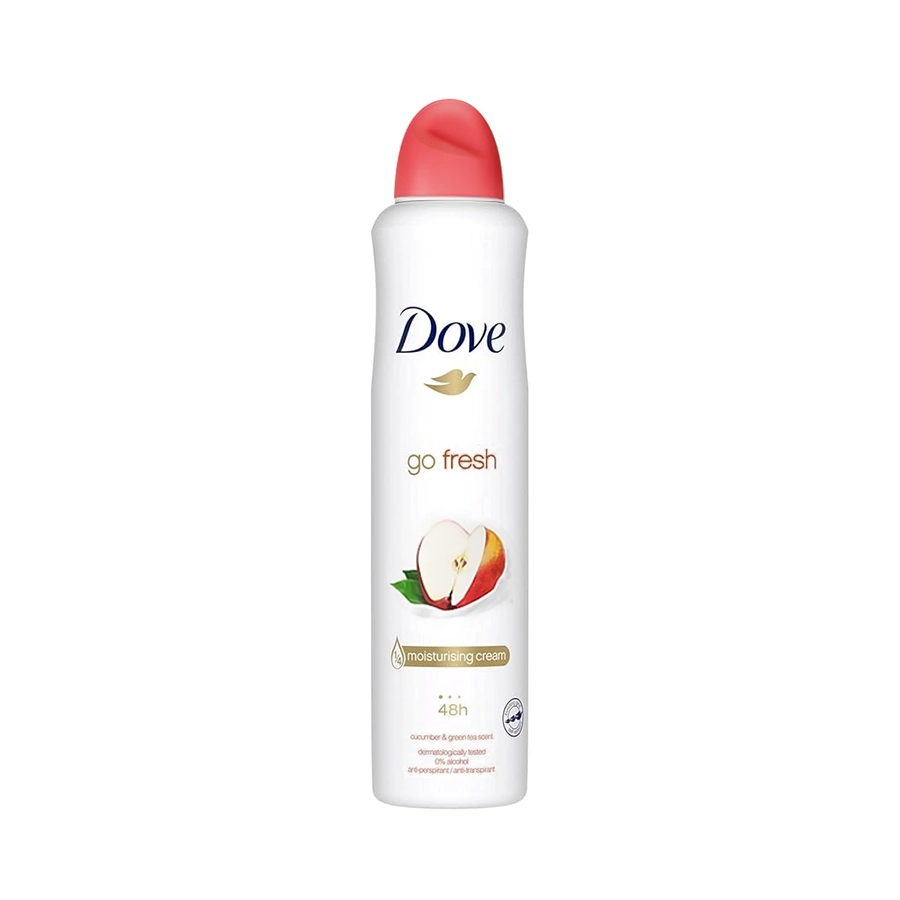اسپری داو Dove  250ml مدل گو فرش (go fresh) چای و سیب