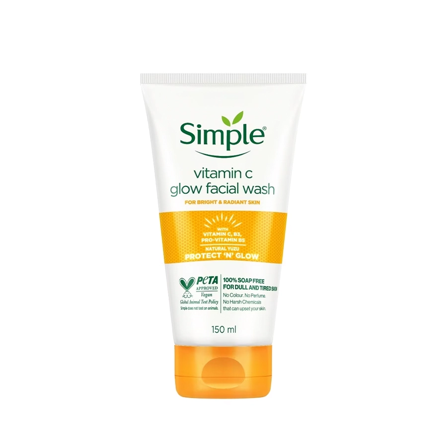ژل شستشو ویتامین سی (Vitamin C Facial Wash) سیمپل_Simple