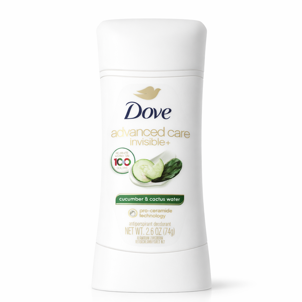 مام صابونی اورجینال داوDove آمریکایی مدل advanced care invisible+ رایحه خیار و کاکتوس فاقد آلومنیوم