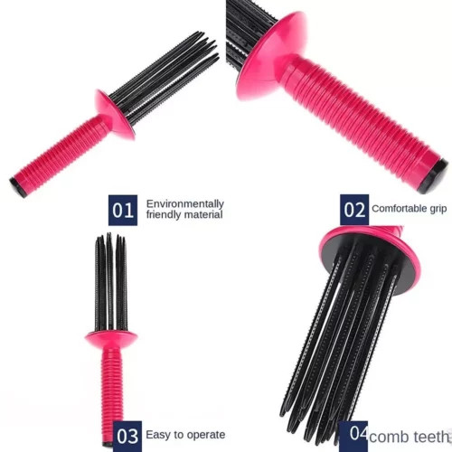 برس حالت دهنده مو فر Curling Wand رنگبندی به صورت رندوم