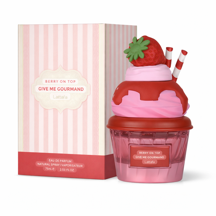 ادکلن بستنی بری ان تاپ لطافه ۷۵ میل Lattafa berry on top give me give me gourmand