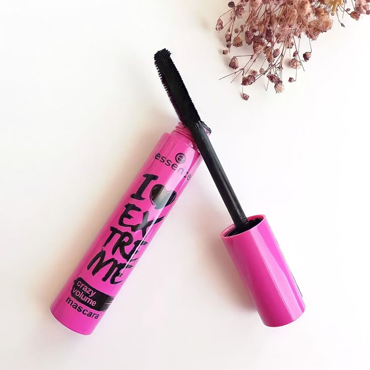ریمل اسنس صورتی صد در صد اصل و اورجینال essence I love extreme crazy volume mascara