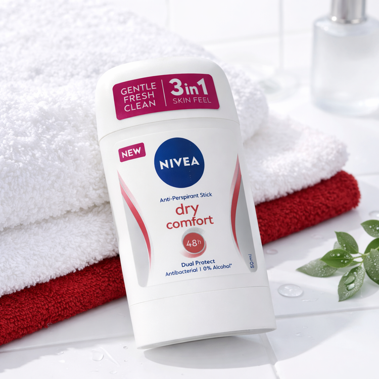 مام صابونی نیوا nivea مدلdry comfort درای کمفرت اورجینال