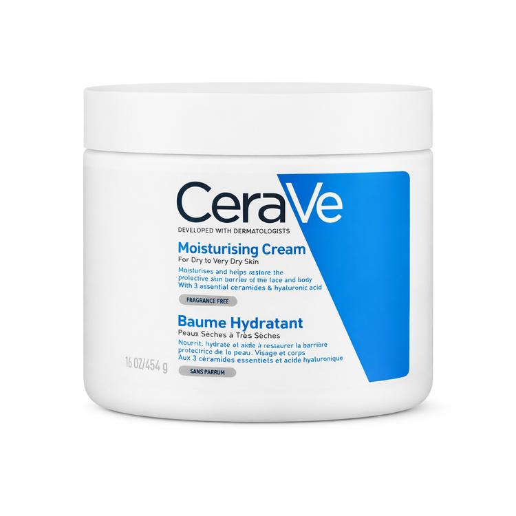 کرم مرطوب کننده سراوی ۴۵۴ میل مخصوص پوست خشک و خیلی خشک کاملا اورجینالCeraVe moisturising cream