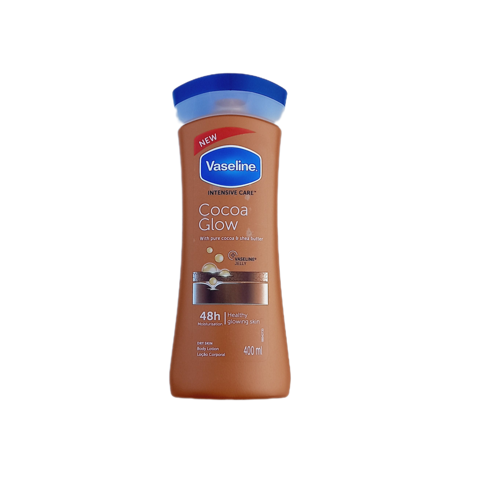لوسیون بدن وازلین مدل Cocoa Glow