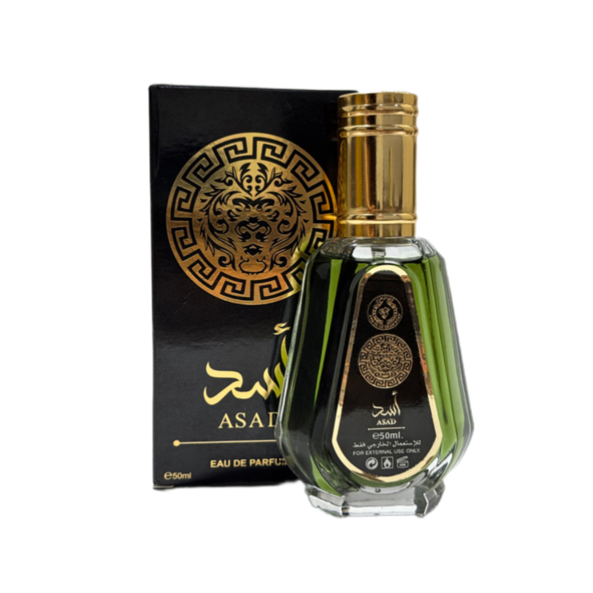 ادوپرفیوم اسد مشکی شرکت ارض زعفران اماراتی پنجاه میل