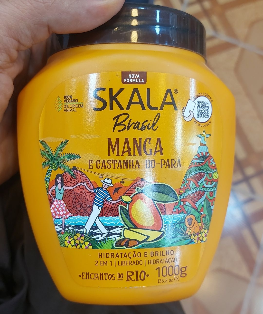 ماسک مو 2 در 1 اسکالا مدل(طرح جدید ورق بزنین) SKALA Brasil Maracujá e Óleo de Patauá