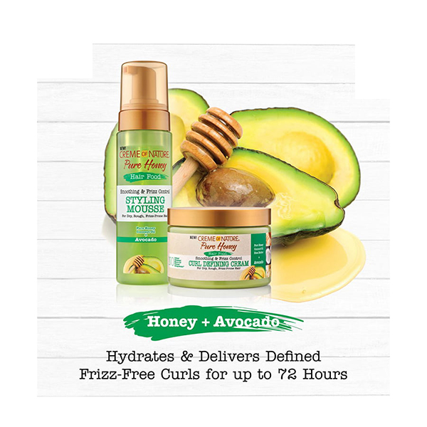 موس حالت دهنده حاوی عسل و آووکادو نیچر Creme of Nature