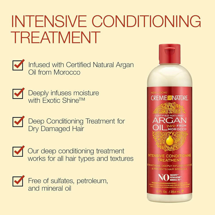 نرم کننده موی روغن آرگان مراکشی کرم آو نیچر Intensive Conditioning