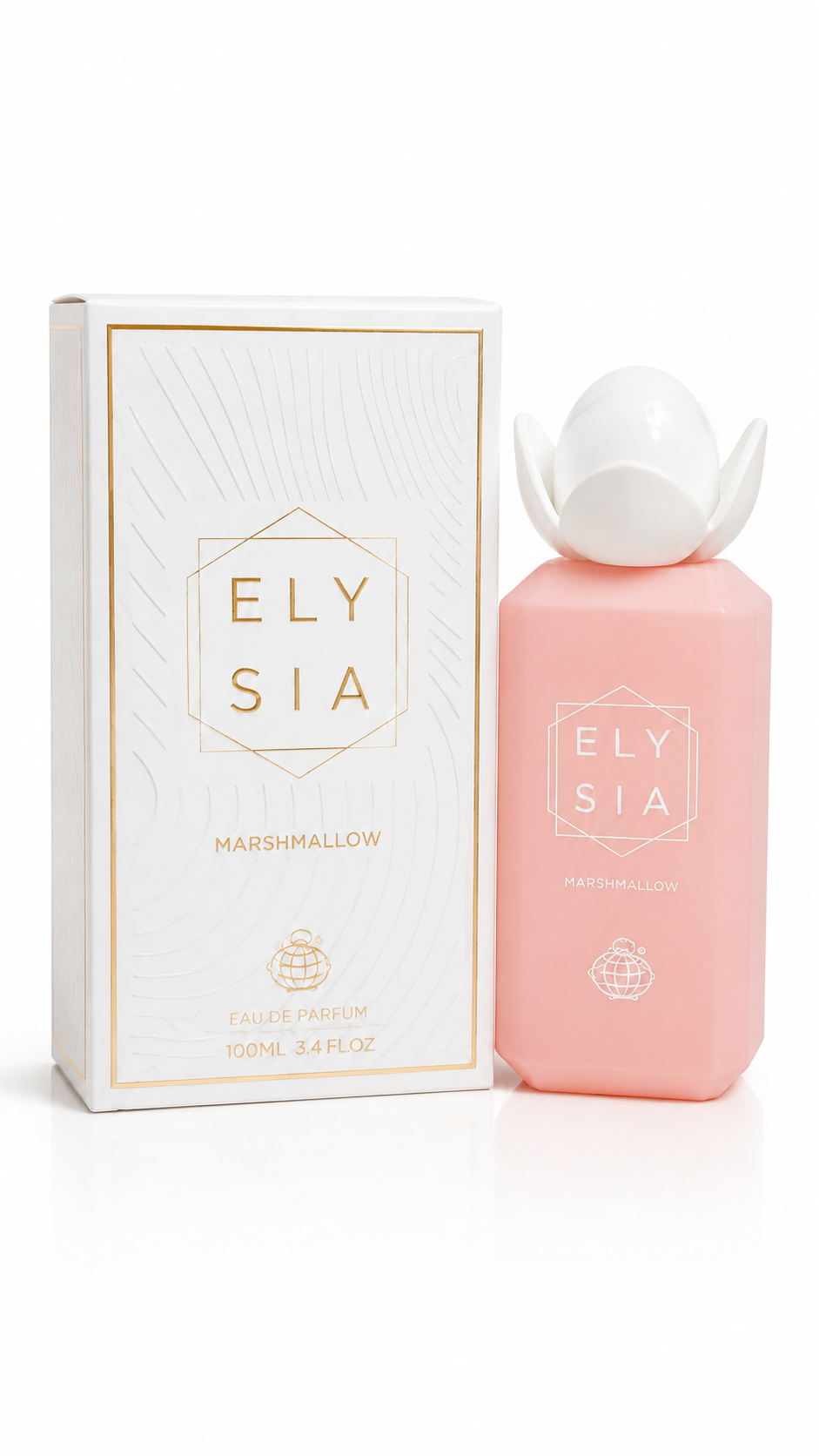 عطر ادوپرفیوم زنانه فراگرنس ورد مدل الیسیاELYSIA مارشمالو marshmallow حجم ۱۰۰ میل رایحه شیرین ادکلن اورجینال مناسب هدیه دادن