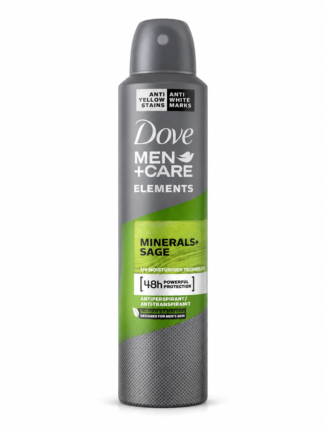 اسپری زیر بغل مردانه داو DOVE مدل Minerals + Sage با محافظت 48 ساعته حجم 250 میلی
