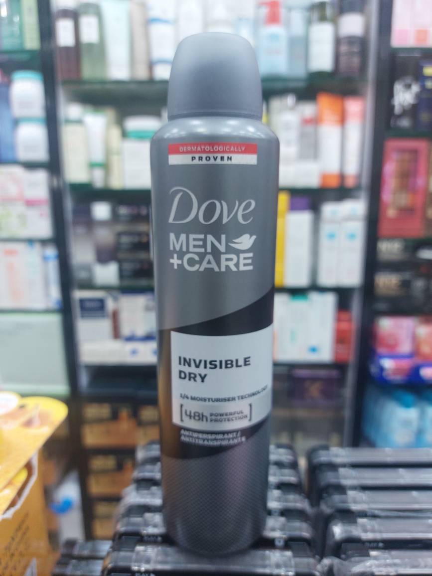 اسپری دئودورانت داو Dove مردانه مدل Invisible Dry