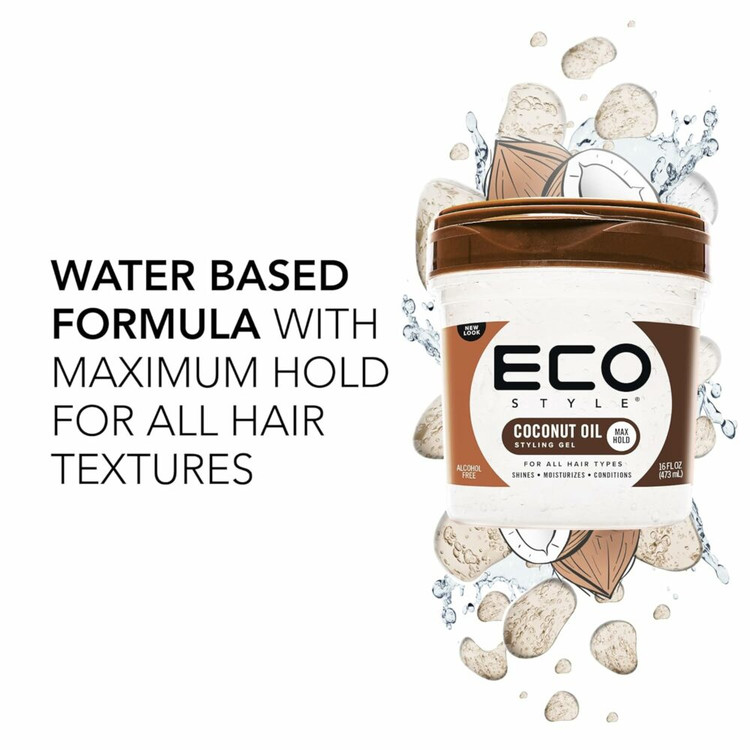 ژل قهوه ای اکو حاوی روغن نارگیل ۲۳۶ میلی لیتر ECO