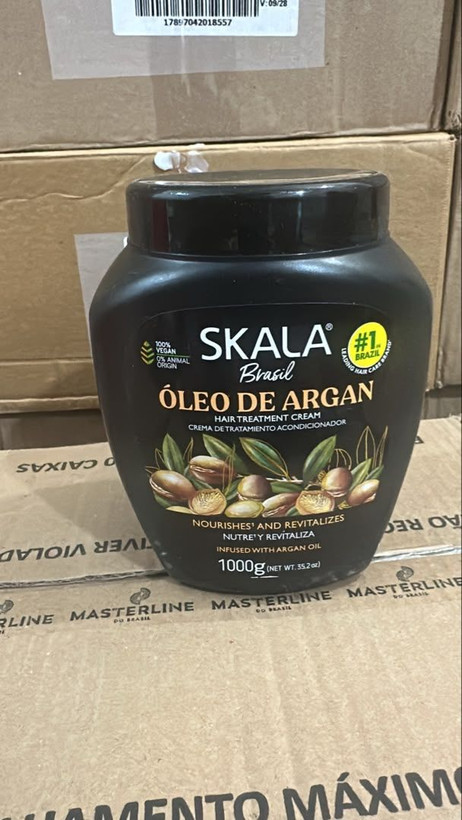 کرم مو اسکالا حاوی روغن آرگان (Skala Óleo de Argan) حجم ۱۰۰۰ گرم