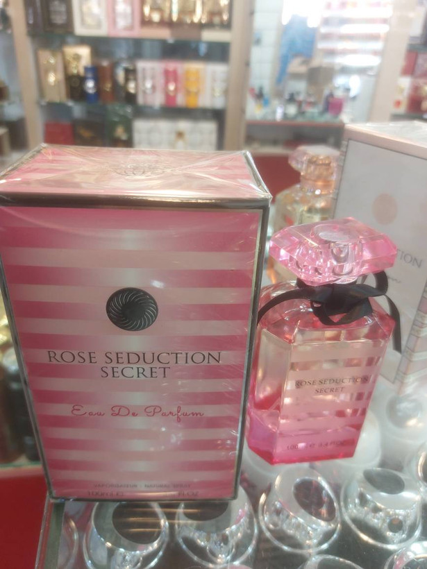 ادوپرفیوم زنانه فراگرنس ورد مدل ROSE SEDUCTION SECRET حجم 100 میلیلیتر