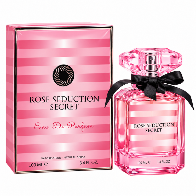 ادوپرفیوم زنانه فراگرنس ورد مدل ROSE SEDUCTION SECRET حجم 100 میلیلیتر