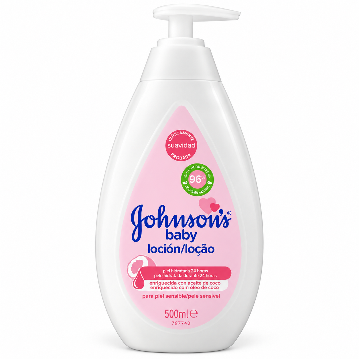 لوسیون بدن جانسون اصل ایتالیا | Johnson’s Baby Lotion – 500ml